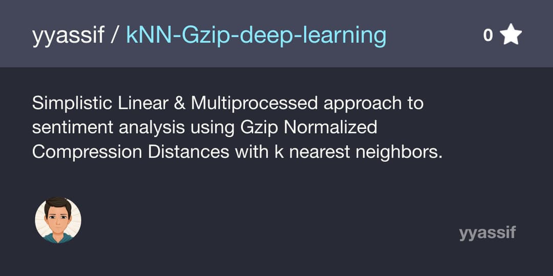 kNN-Gzip - Deep Learning